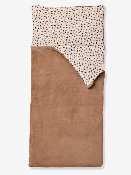 Sac de couchage polaire léopard enfant noisette - vertbaudet enfant 