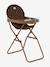 Chaise haute pour poupon métal marron - vertbaudet enfant 