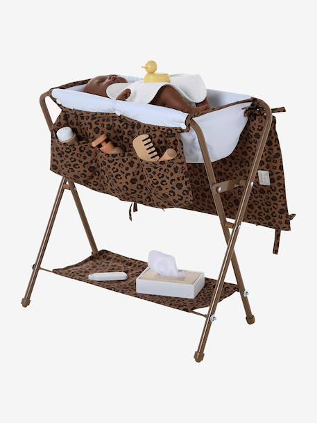 Poppencommode met badje bruin - vertbaudet enfant 