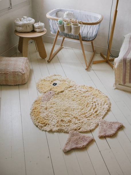 Tapis enfant forme canard jaune - vertbaudet enfant 