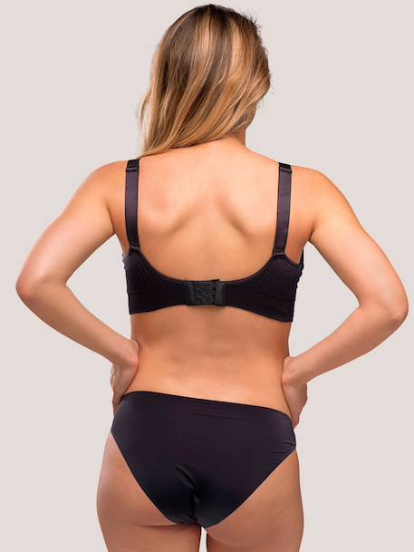 Soutien-gorge grossesse et allaitement rembourré sans coutures CARRIWELL NOIR - vertbaudet enfant 