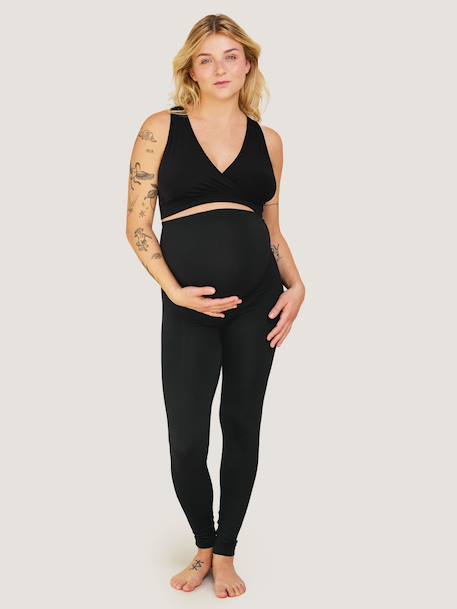 Legging de grossesse soutien ventral et dorsal intégré noir - vertbaudet enfant 