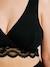 Soutien-gorge cache-coeur de grossesse et d'allaitement en coton bio Noir - vertbaudet enfant 