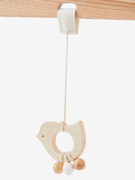 Portique d'éveil modulable en bois FSC® bois et blanc - vertbaudet enfant 