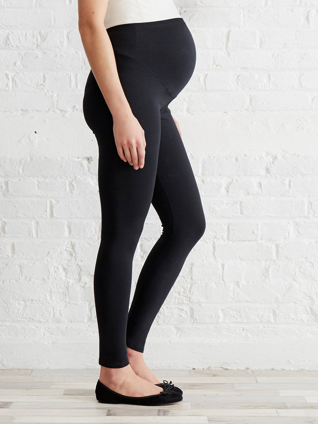 Legging De Yoga Maternité Haute Taille Sans Couture - Confort Grossesse Pour Sport Et Quotidien - 4