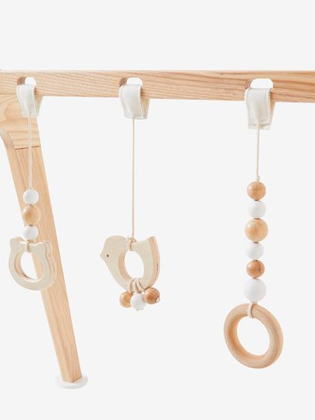 Portique d'éveil modulable en bois FSC® bois et blanc - vertbaudet enfant 