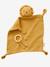 Doudou personnalisable en gaze de coton + hochet rond curry - vertbaudet enfant 
