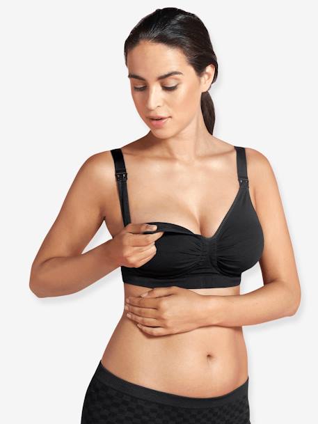 Soutien-gorge grossesse et allaitement sans coutures Carri-gel Blanc+NOIR - vertbaudet enfant 