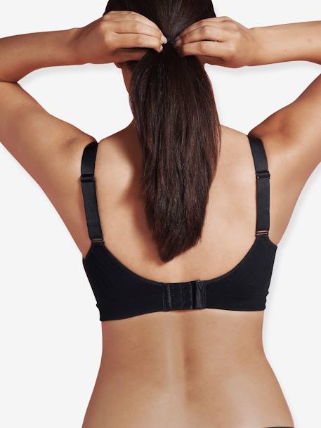 Soutien-gorge grossesse et allaitement sans coutures Carri-gel Blanc+NOIR - vertbaudet enfant 