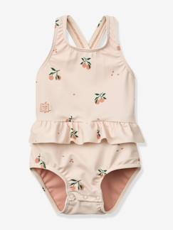 -Badpak met ruches en print