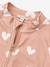 Combinaison de bain manches longues beige+rose - vertbaudet enfant 
