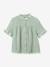 Chemise fille en gaze - coton biologique vert sauge - vertbaudet enfant 