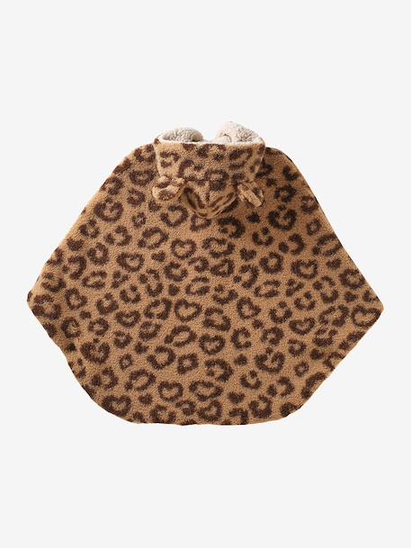 Poncho de voyage adaptable sur siège auto & porte bébé beige+cappuccino+écru - vertbaudet enfant 