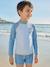 Ensemble manches longues short anti UV bleu azur - vertbaudet enfant 