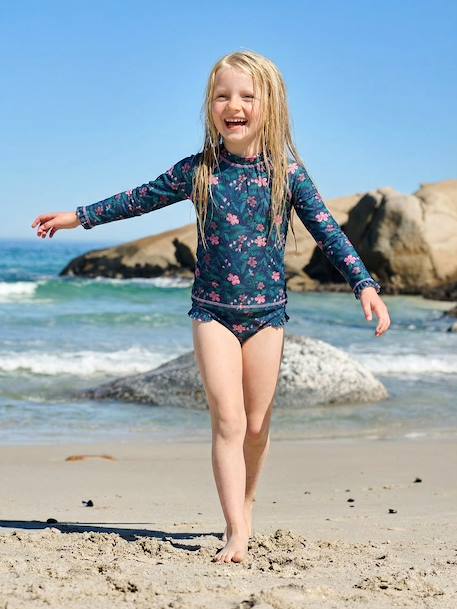 Fille-Maillot de bain-Maillot bain fille 2 pièces anti UV