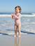 Maillot de bain à manches longues bébé fille rose pâle - vertbaudet enfant 