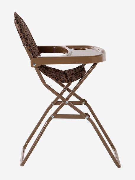 Chaise haute pour poupon métal marron - vertbaudet enfant 
