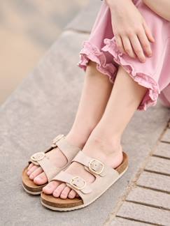 -Sandales cuir boucles