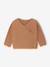 Brassière vest baby van wol en katoen cappuccino+gemêleerd beige+lichtroze+saliegroen+wit - vertbaudet enfant 