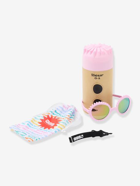 Lunettes de soleil enfant Fleur beige+rose - vertbaudet enfant 