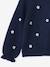 Pull fille manches longues col rond écru+marine+rose - vertbaudet enfant 