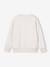 Sweat garçon col rond blanc chiné+mauve - vertbaudet enfant 