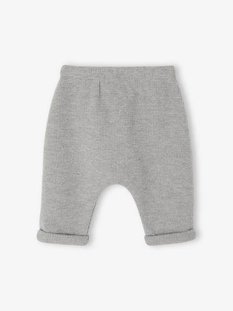 Pantalon naissance garçon gris chiné - vertbaudet enfant 