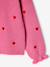 Pull fille manches longues col rond écru+marine+rose - vertbaudet enfant 
