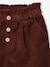 Short en velours forme paperbag fille bleu canard+camel+cannelle+chocolat+gris+mauve - vertbaudet enfant 