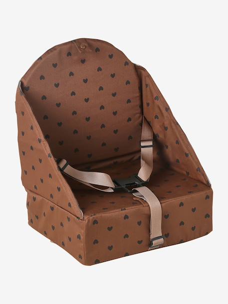Rehausseur de chaise beige imprimé+blanc imprimé+bleu grisé+écru+GRIS+multicolore+noisette+noisette+rayé blanc+rose pâle - vertbaudet enfant 