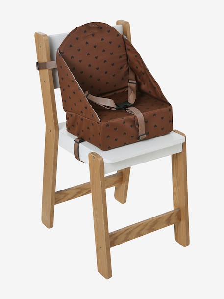 Rehausseur de chaise beige imprimé+blanc imprimé+bleu grisé+écru+GRIS+multicolore+noisette+noisette+rayé blanc+rose pâle - vertbaudet enfant 