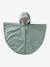Babyponcho voor autostoeltje karamel+saliegroen - vertbaudet enfant 