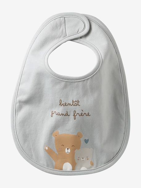 Bavoir rond blush+sauge - vertbaudet enfant 