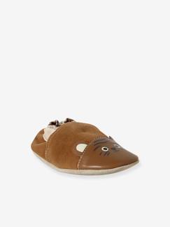 Schoenen-Elastische leren sloffen voor baby's