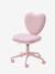 Chaise à roulette enfant cœur rose - vertbaudet enfant 