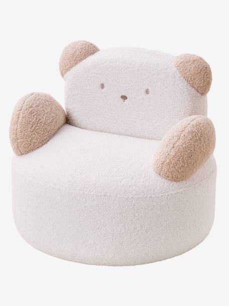 Fauteuil enfant bouclette blanc - vertbaudet enfant 