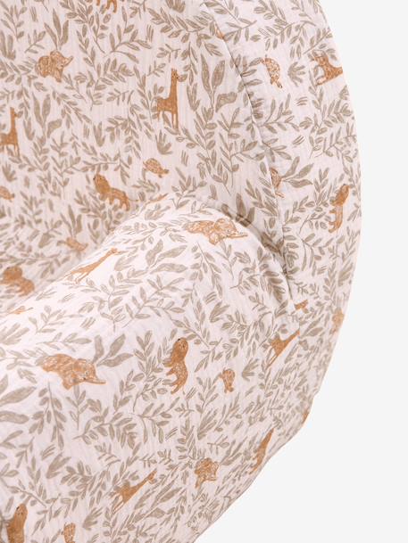 Zetel schuimgaas van katoen beige, bedrukt - vertbaudet enfant 