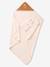 Cape de bain et gant en coton personnalisable noisette - vertbaudet enfant 