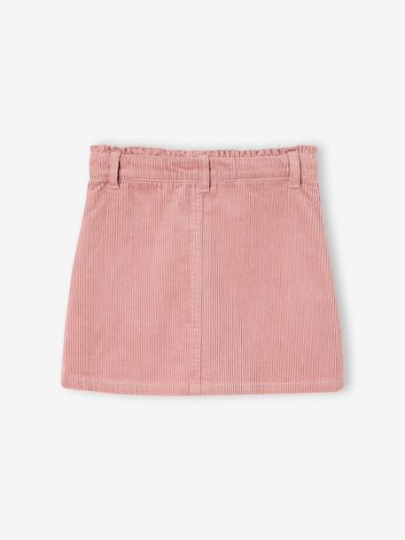 Jupe fille camel+marine+mauve - vertbaudet enfant 