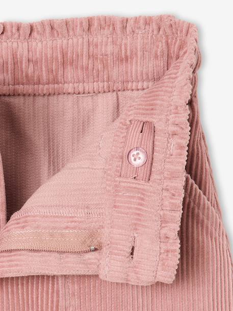 Jupe fille camel+marine+mauve - vertbaudet enfant 