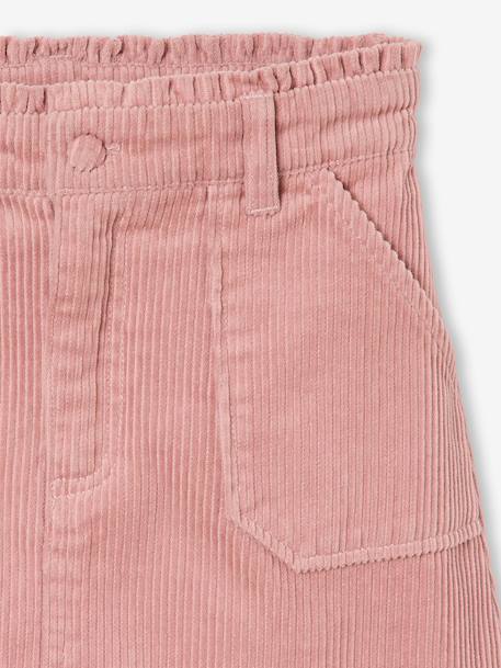 Skort voor meisjes kameel+marineblauw+zachtpaars - vertbaudet enfant 
