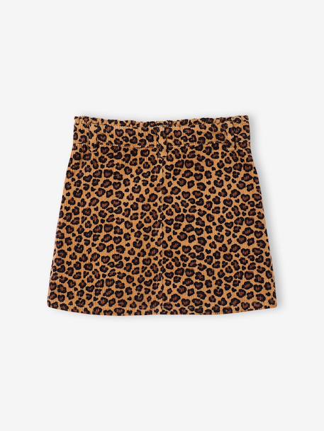 Jupe fille camel+marine+mauve - vertbaudet enfant 