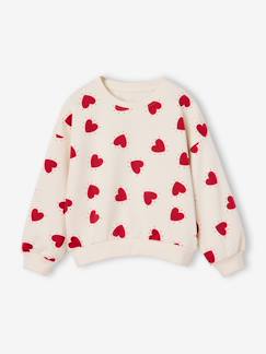 -Meisjessweater met ronde hals