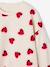 Sweat fille col rond écru+ivoire+rose pâle+taupe - vertbaudet enfant 