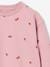 Sweat fille manches longues écru+rose pâle - vertbaudet enfant 