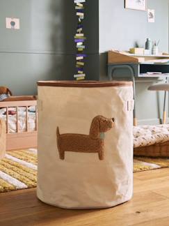 -Panier rangement motif chien sherpa