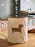 Panier rangement motif chien sherpa beige - vertbaudet enfant 