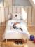 Lit enfant LIGNE CONFETTI BLANC/BOIS - vertbaudet enfant 