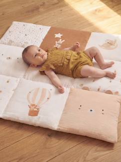 -Vloertapijt patchwork katoen