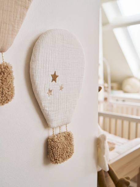 Décorations murales gaze de coton beige - vertbaudet enfant 